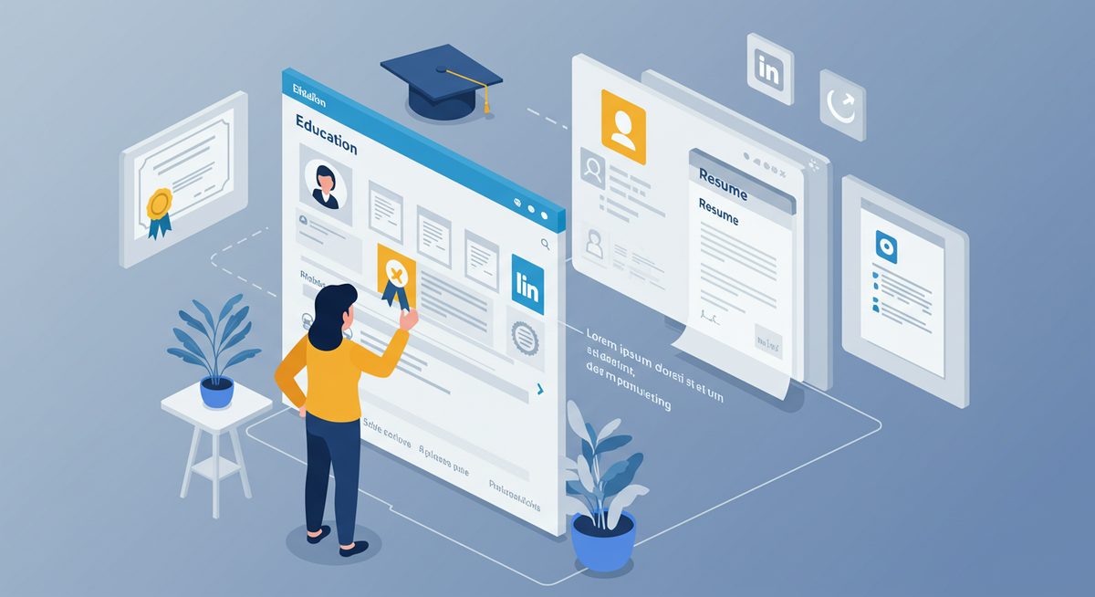 Onde Colocar Cursos e Currículo no LinkedIn para Aumentar Suas Chances